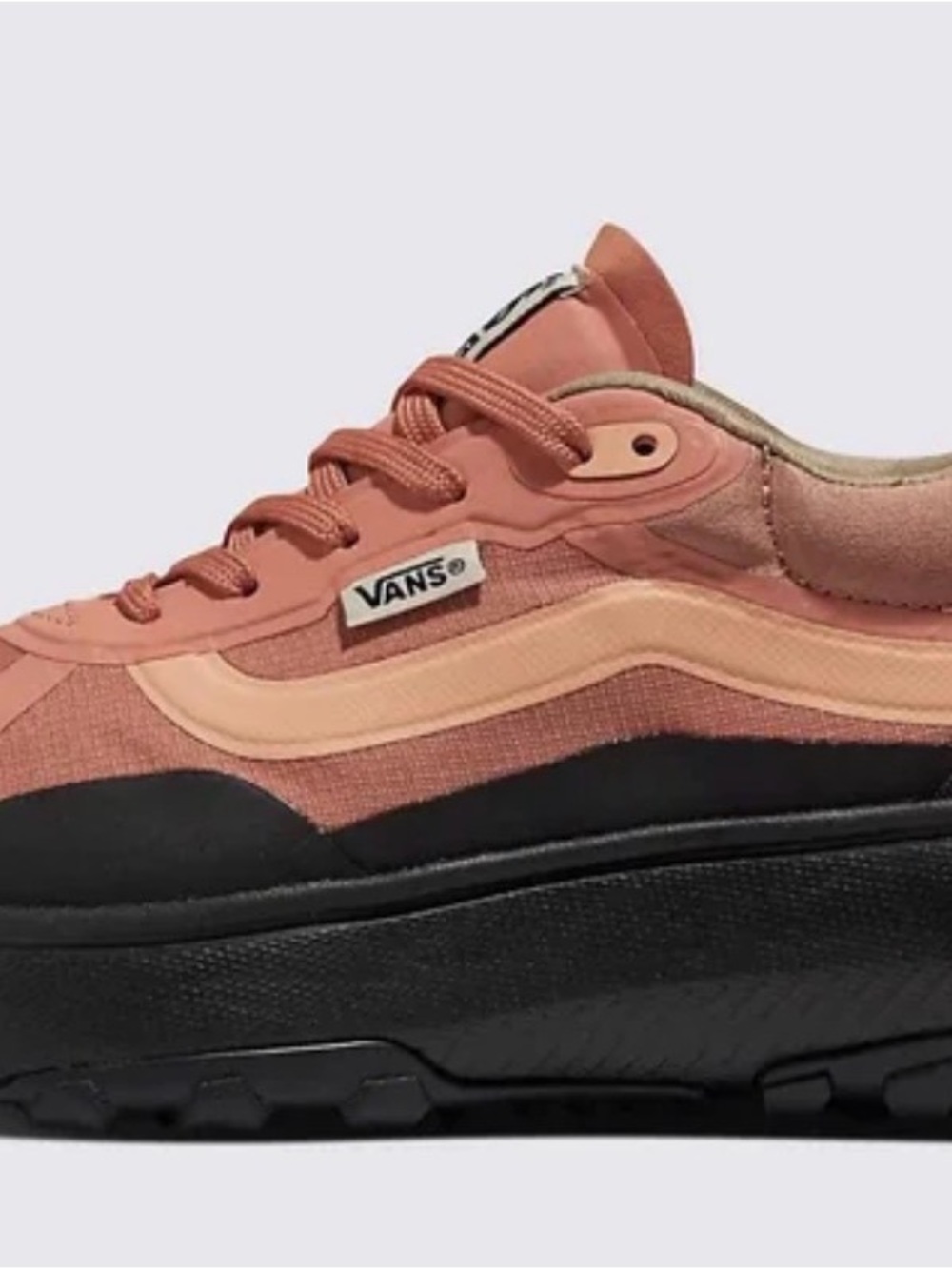 Vans Coral-Pink Platform Sneakers - Picture 2 of 5